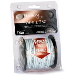 NorStone W250 White (bobine de 10 m) Câbles d'enceintes en bobine