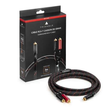 Triangle - RED Serie - Câble RCA Y Caisson de basses - Subwoofer