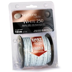 NorStone W250 White (bobine de 10 m) Câbles d'enceintes en bobine