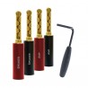 SureGrip 100 BFA/Banana - Lot de 8 fiches bananes or