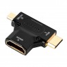 Adaptateur HDMI A vers C et D - Audioquest